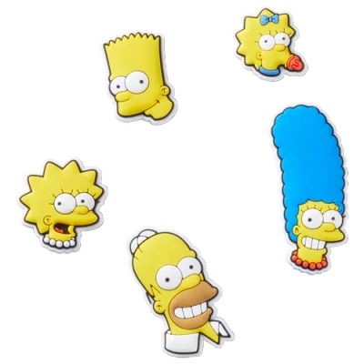 Crocs The Simpsons 5 Pack Jibbitz