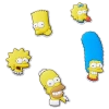Crocs The Simpsons 5 Pack Jibbitz In Multi