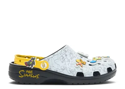 Crocs The Simpsons X  Classic Clog 'intro Sequence' In White