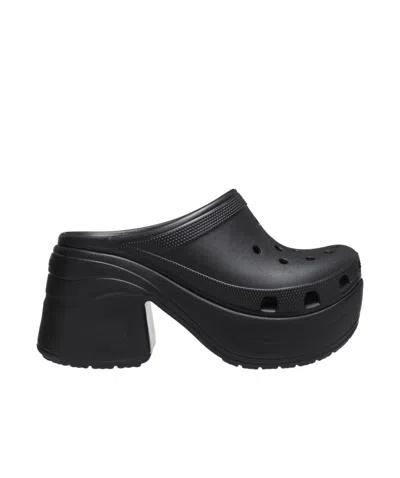 Crocs Classic Siren Clogs In Black