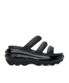 Crocs Mega Crush Triple Strap In Black