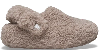 Crocs Toddler Classic Cozzzy Slipper In Mushroom