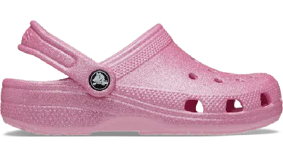 Crocs Classic Glitter Sabots Enfants Pink Tweed Glitter 30