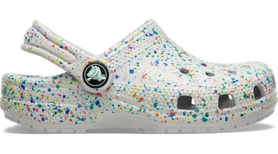 Crocs Toddler Classic Glow Paint Splatter Clog In Multi