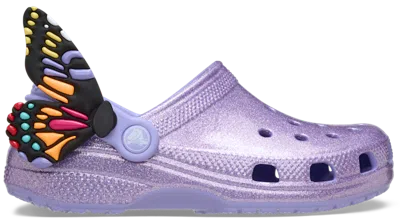 Crocs Toddler Classic Iam Butterfly Clog In Mystic Purple