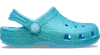 Crocs Toddler Classic Iridescent Glitter Clog In Tinted Glass