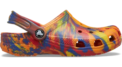 Crocs Toddler Classic Marbled Clog In Multi
