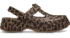Crocs Toddler Classic Mary Jane Animal Clog In Brown