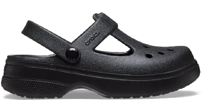 Crocs Toddler Classic Mary Jane Clog In Black
