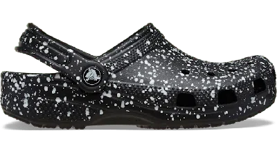 Crocs Toddler Classic Paint Splatter Clog In Black