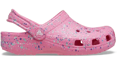Crocs | Kids | Toddler Classic Paint Splatter | Clogs | Pink Lemonade/multi | C9