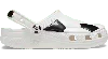 Crocs Toddler Classic Soccer Clog In White/black