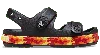 Crocs Toddler Crocband™ Cruiser Flames Sandal In Black