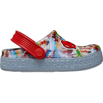 Crocs Kids' Toddler  Avengers Off Court Clogs Blue Grey 209945-0id In Multi