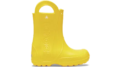 CROCS | KIDS | TODDLER HANDLE IT RAIN BOOT | BOOTS | YELLOW | C8