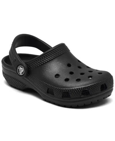 Crocs Toddler Kids Classic Clogs From Finish Line In Black