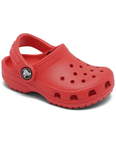 Crocs Babies' Toddler Kids Classic Clogs From Finish Line In Red