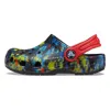 Crocs Toddlers Classic Tie Dye Graphic Clog - Turq Tonic/multi In Blue