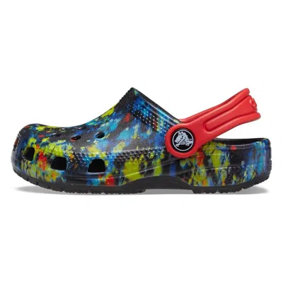 Crocs Toddlers Classic Tie Dye Graphic Clog - Turq Tonic/multi