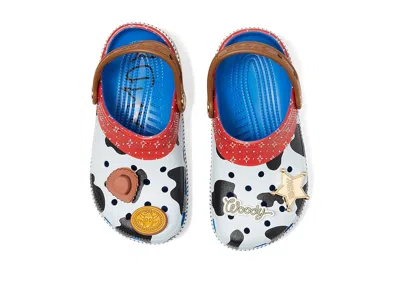 Crocs Toy Story Classic Clog (little Kid/big Kid) Kid's Shoes Blue Jean : 4 Big Kid M, Rubber In Multi