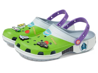 Crocs Toy Story Classic Clog Shoes Blue Grey/buzz Light Year : In Multi