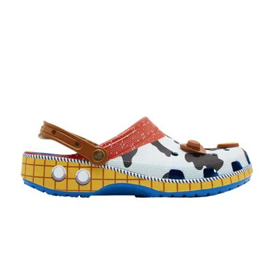 Pre-owned Crocs Toy Story X Classic Clog 'woody' In Brown