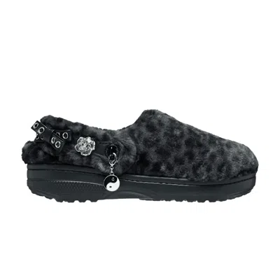Pre-owned Crocs Unfurgettable Clog 'black Grey Leopard' | Men's Size 4