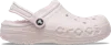 Crocs Baya Lined Clog In Barely Pink/multi