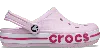 Crocs Bayaband Clog In Ballerina Pink/candy Pink
