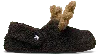 Crocs Classic Cozzzy Reindeer Slipper Babouche Unisex Espresso 45 In Brown