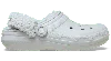 Crocs Classic Fleece Lined Clog In White