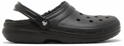 Crocs Unisex Classic Lined Clog In Black