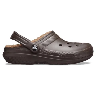 Crocs Unisex Classic Lined Clog In Espresso/walnut In Brown