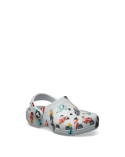 Crocs Kids' Unisex Classic Race Cars Graphic Clogs - Toddler In Multi