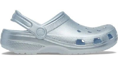 Crocs Classic Tinted Metallic Sabots Unisex Sky Ice 42