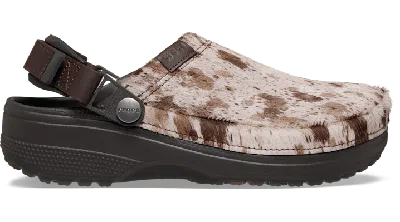 Crocs Crafted Pony Hair Sabots Unisex Espresso 48