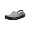 Crocs Unisex Crocband Clogs In Gray
