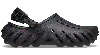 Crocs Echo Logo-embossed Clogs In Black