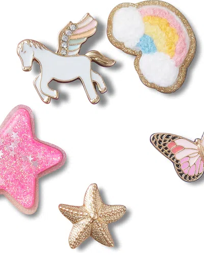 Crocs Kids' Unisex Jibbitz Charms, Pack Of 5 - Ages 3+ In Elevated Fantasy
