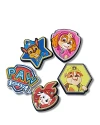 Crocs Kids' Unisex Jibbitz Charms, Pack Of 5 - Ages 3+ In Paw Patrol