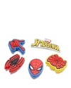 Crocs Kids' Unisex Jibbitz Charms, Pack Of 5 - Ages 3+ In Spider Man