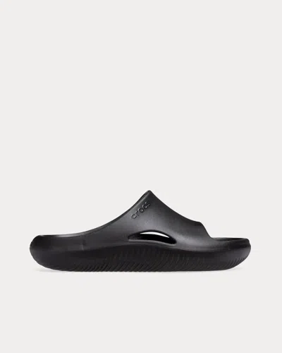 Crocs Unisex Mellow Recovery Slides In Black