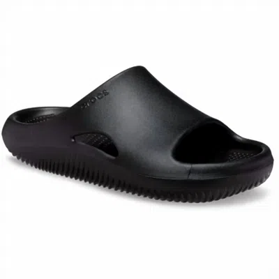 Crocs Unisex Mellow Recovery Slides In Black