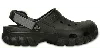 Crocs Cozy Non-slip Sports Unisex Black Sandals In Black/graphite