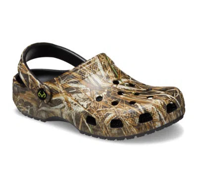 Crocs Unisex Realtree Max 7 Classig Clog In Brown Multi
