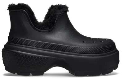 CROCS STOMP SHORTY BOOT BOTTES UNISEX BLACK / BLACK 42