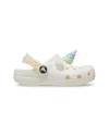 Crocs Unisex Unicorn Fun Lab Classic Clogs - Baby, Toddler In White