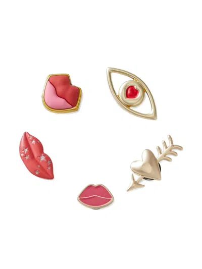 Crocs Valentine's Day Jibbitz Charms (pack Of Five) In Multi