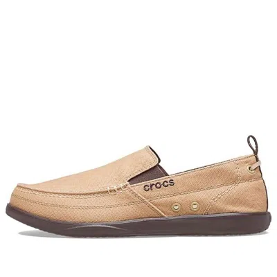Crocs Men's Walu Slip-on In Khaki/espresso