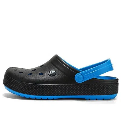 Crocs Wear-resistant Lightweight Cozy Sports Unisex Black Blue Sandals 'black Blue'